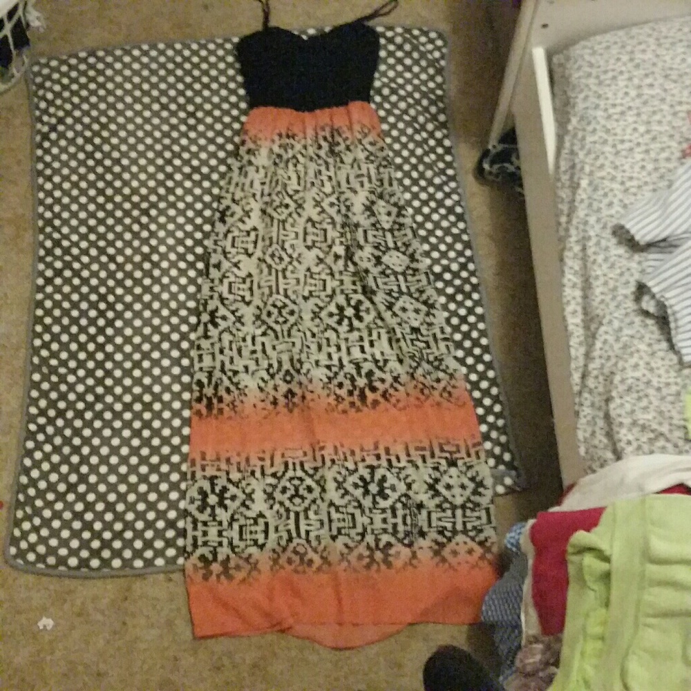 Spaghetti strap maxi dress